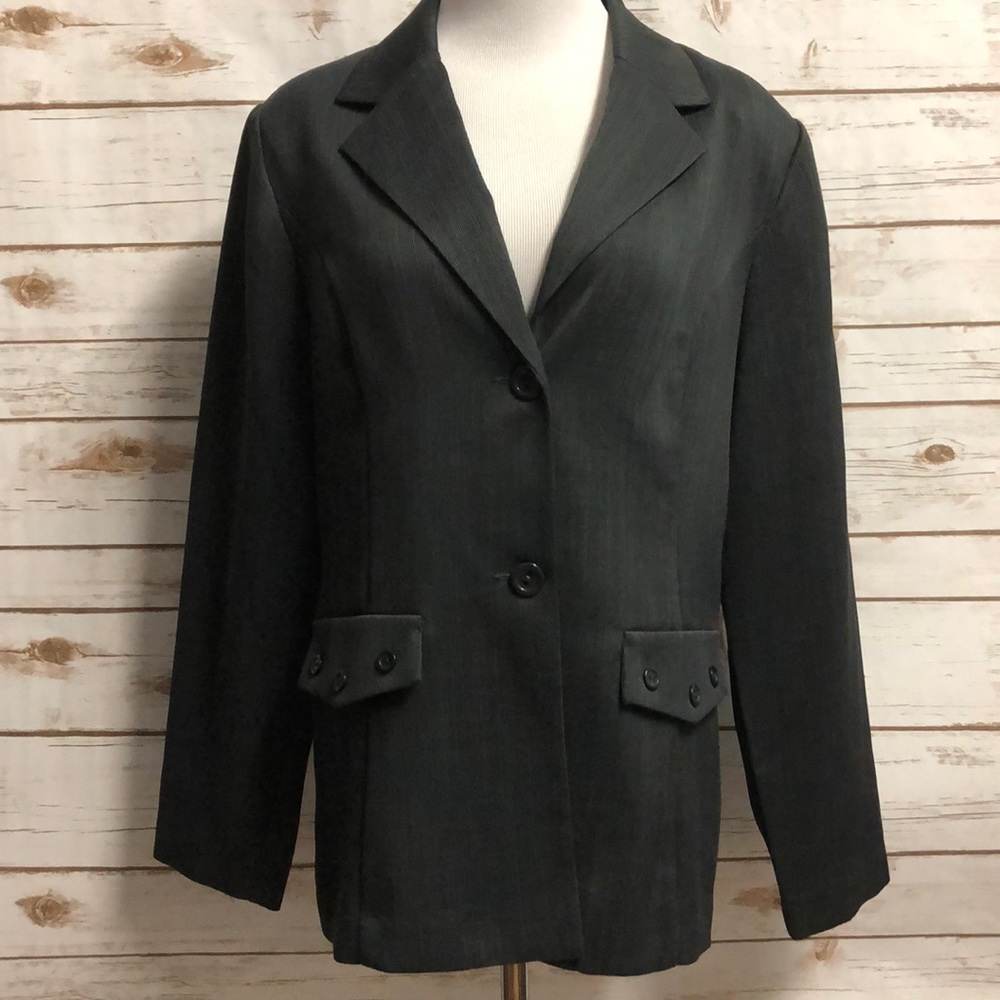 Women’s Charcoal Gray Suit - Jacket And Pants - Picture 2 of 7
